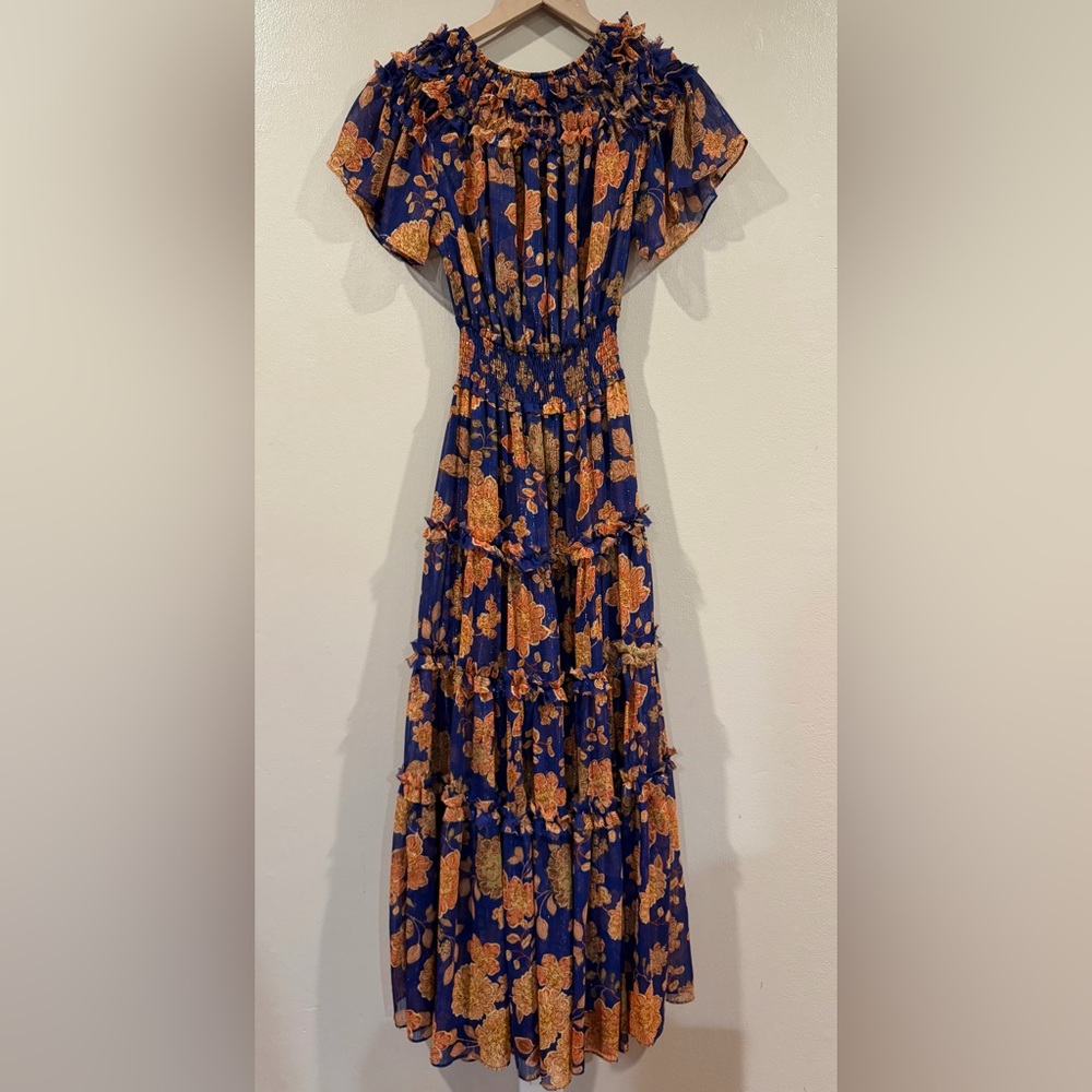 MISA NWT Floral Print Maxi Dress Size XXS fits Small - Picture 2 of 9